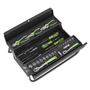 Siegen Cantilever Toolbox with Tool Kit 70pc